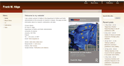 Desktop Screenshot of frankhaege.eu